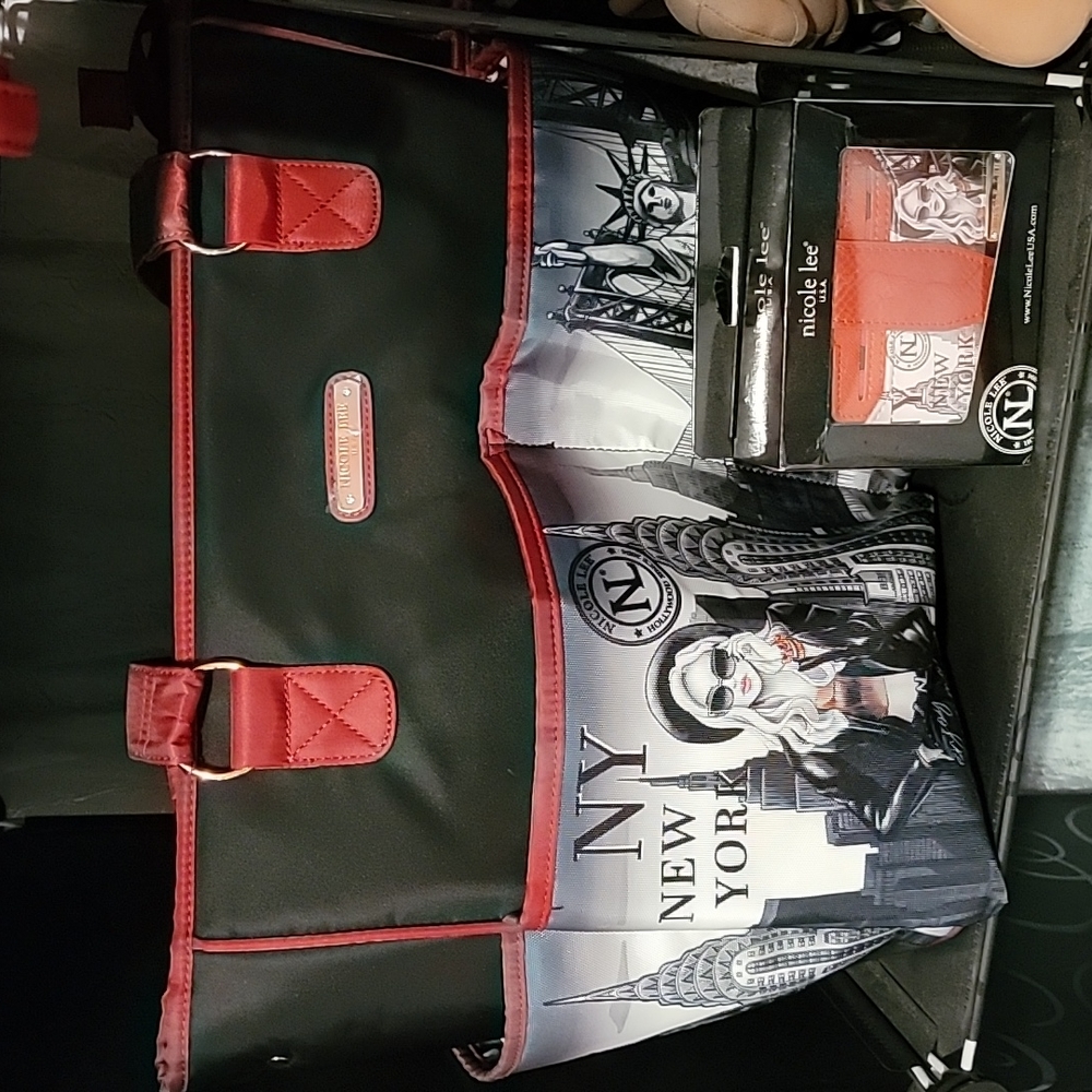 Woman baby bag with wallet